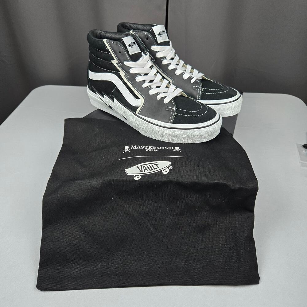 Vans Vault x Mastermind Japan Hi Bolt LX Black size 8.5M 10W